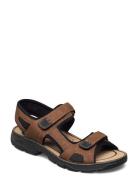 26156-25 Shoes Summer Shoes Sandals Brown Rieker