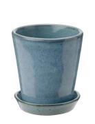 Dyrkningspotte Home Decoration Flower Pots Blue Knabstrup Keramik