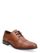 Jfwraymond Leather Noos Shoes Business Laced Shoes Brown Jack & J S