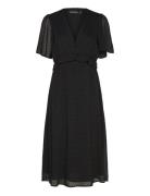 Slfenja Dress Knælang Kjole Black Soaked In Luxury