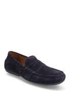 Reynold Suede Driver Loafers Flade Sko Blue Polo Ralph Lauren