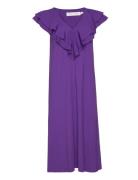 Kasialiw Midi Dress Knælang Kjole Purple InWear
