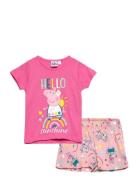 Set Pyjalong Pyjamassæt Pink Gurli Gris