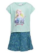 Set 2P Skirt + Ts Sets Sets With Short-sleeved T-shirt Multi/patterned...