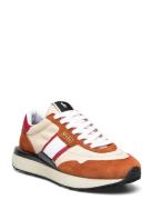 Train 89 Leather & Oxford Sneaker Low-top Sneakers Brown Polo Ralph La...