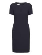 Dress Woven Knælang Kjole Navy Gerry Weber