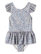 Swimsuit Diddi Badedragt Badetøj Blue Wheat