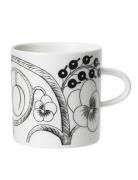 Paratiisi Mug 0.24L Black Home Tableware Cups & Mugs Coffee Cups White...