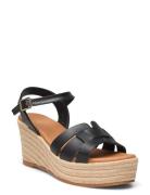 Espadrilles Espadrillos Med Hæl Sandal Black Billi Bi