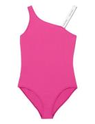 Swimsuit Badedragt Badetøj Pink Calvin Klein
