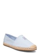 Embroidered Flat Espadrille Espadrillos Flade Sandal Blue Tommy Hilfig...