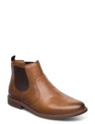 Mens Bregman - Morago Støvlet Chelsea Boot Brown Skechers