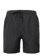 B.intl Large Logo Swim Badeshorts Black Barbour