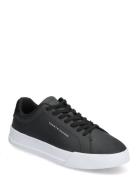 Th Court Leather Low-top Sneakers Black Tommy Hilfiger