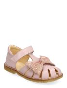 Sandals - Flat - Closed Toe Shoes Summer Shoes Sandals Pink ANGULUS