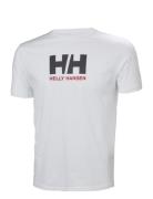 Hh Logo T-Shirt Sport T-Kortærmet Skjorte White Helly Hansen