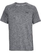 Ua Tech 2.0 Ss Tee Sport T-Kortærmet Skjorte Grey Under Armour