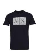 T-Shirt Tops T-Kortærmet Skjorte Black Armani Exchange