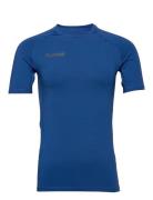 Hml First Performance Jersey S/S Sport T-Kortærmet Skjorte Blue Hummel