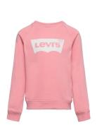 Levi's® Key Item Logo Crewneck Long Sleeve Tee Tops Sweatshirts & Hood...