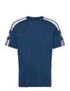 Squadra 21 Jersey Short Sleeve Tops T-Kortærmet Skjorte Blue Adidas Pe...