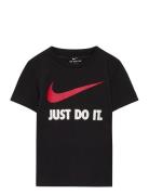 Nike Swoosh Just Do It Tee Sport T-Kortærmet Skjorte Black Nike
