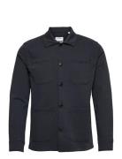 Superflex Overshirt L/S Tops Overshirts Navy Lindbergh