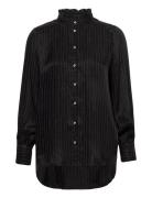 Mistykb Shirt Tops Shirts Long-sleeved Black Karen By Simonsen