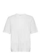 Mid Sleeve Tee Tops T-Kortærmet Skjorte White Resteröds