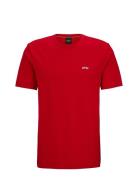 Tee Curved Sport T-Kortærmet Skjorte Red BOSS