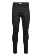 Slh175-Slim Leon 24001 Black Jns Noos Bottoms Jeans Slim Black Selecte...