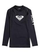 Whole Hearted Ls Tops T-shirts & Tops Long-sleeved Black Roxy