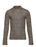 Tndara L_S Tee Tops T-shirts Long-sleeved T-Skjorte Multi/patterned Th...