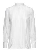 Blouse Tops Shirts Long-sleeved White Boutique Moschino