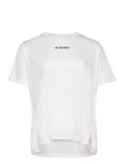 Terrex Multi T-Shirt  Tops T-shirts & Tops Short-sleeved White Adidas ...