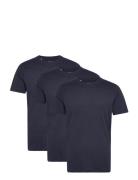 Slhaxel Ss O-Neck Tee W 3 Pack Noos Tops T-Kortærmet Skjorte Navy Sele...