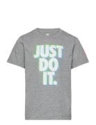 Jdi 3D Short Sleeve Tee Sport T-Kortærmet Skjorte Grey Nike