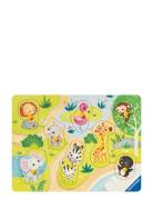 Zoo Animals 8P Toys Puzzles And Games Puzzles Classic Puzzles Multi/pa...