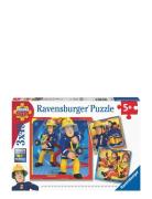 Fireman Sam To The Rescue! 3X49P Toys Puzzles And Games Puzzles Classi...