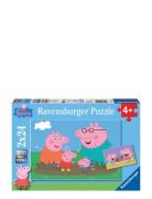 Peppa Pig 2X24P Toys Puzzles And Games Puzzles Classic Puzzles Multi/p...
