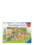 A Day At The Farm - 2X24P Toys Puzzles And Games Puzzles Classic Puzzl...