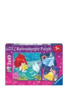Princesses Adventure - 3X49P Toys Puzzles And Games Puzzles Classic Pu...