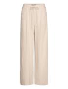 Vmjesmilo Wide Pants Wvn Ga Noos Bottoms Trousers Wide Leg Cream Vero ...