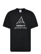 Adidas Adventure Graphic T-Shirt Sport T-Kortærmet Skjorte Black Adida...
