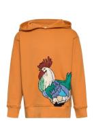 Sgbowie Rooster Hoodie Tops Sweatshirts & Hoodies Hoodies Orange Soft ...