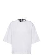 Dinaya Tops T-shirts & Tops Short-sleeved White HUGO