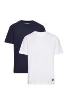 2 Pack Ss Lounge T-Shirt Tops T-Kortærmet Skjorte Navy Lyle & Scott Ju...