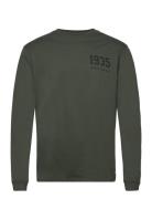 Ls Tee 1935 Gots Tops T-Langærmet Skjorte Green Resteröds