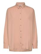 Vilde Loose Shirt Gots Tops Shirts Long-sleeved Pink Basic Apparel