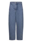 Mmbarrel Mondra Jeans Bottoms Jeans Wide Blue MOS MOSH